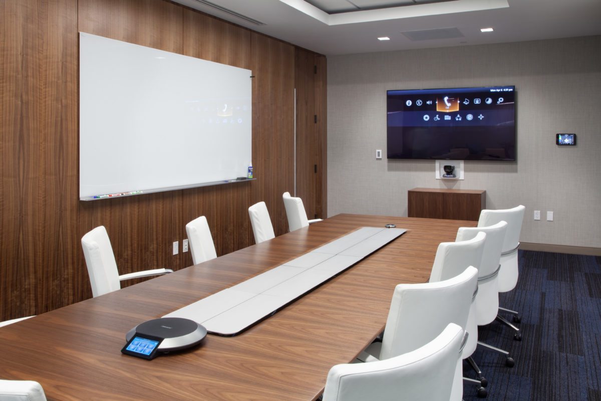What does video conference equipment include?