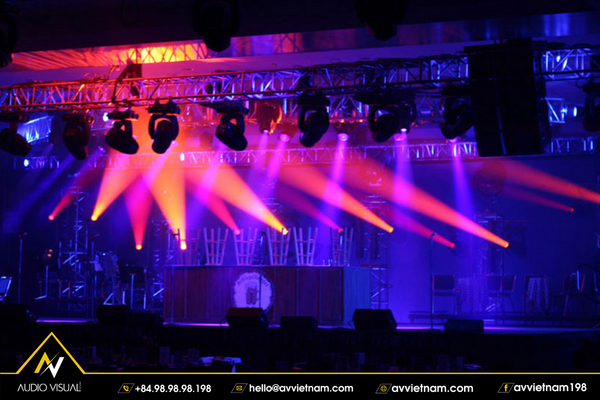 AVVietnam provides professional event lighting rental service